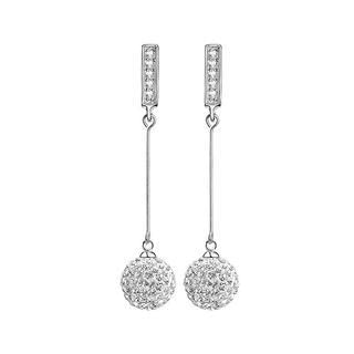 BELEC 925 Sterling Silver with White Cubic Zircon Earrings