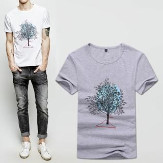Evzen Short Sleeved Print T-shirt