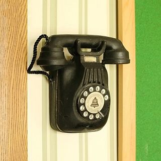 Cottage Dream Resin Vintage Wall Telephone Ornament