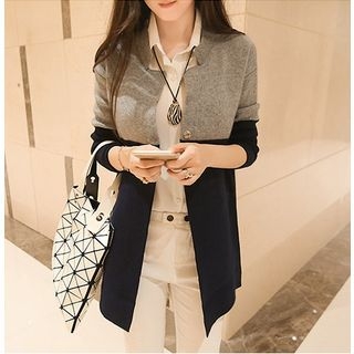Soft Luxe Contrast Color Knit Cardigan