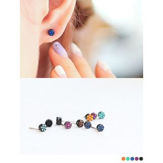 PINKROCKET Colored Cubic Earrings