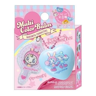 Bandai - Narumiya Characters Heart Charm Multi Color Balm 1 Pc - Random Style