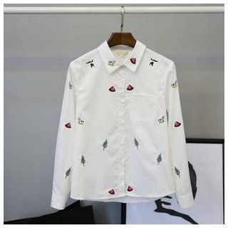Ainvyi Embroidered Long-Sleeve Shirt