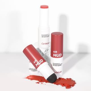 Cartalyar - Clouds Air Blush Multi-Purpose Mud Stick - 6 Colors 02# Bean Pink - 7G