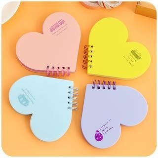 Cutie Bazaar Heart Shape Notebook