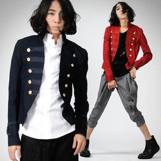 Buy deepstyle Open-Front Military Jacket 1022592235