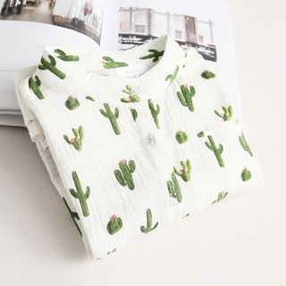 Piko Cactus Print Shirt