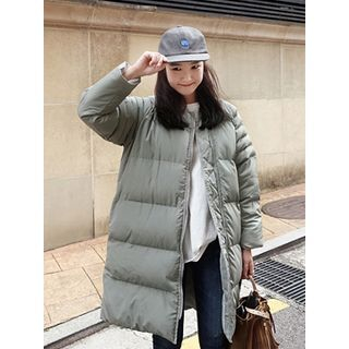 maybe-baby Round-Neck Padded Jacket