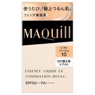 Shiseido - Maquillage Essence Liquid Ex Foundation Spf 50+ Pa++++ Soft Beige 10 - 24Ml Refill