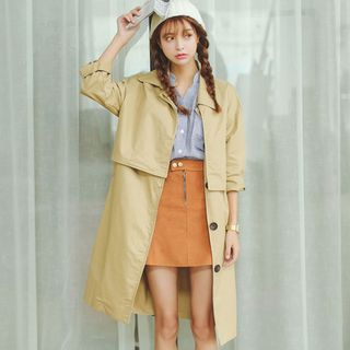 Porta Loose-Fit Trench Coat