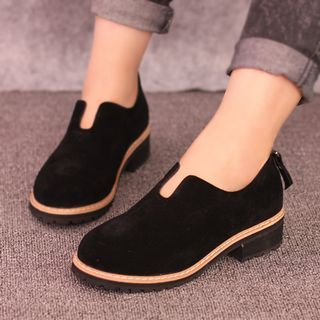 IYATO Front-Slit Zip Flats