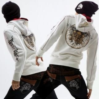 "Skull" Print Hoodie