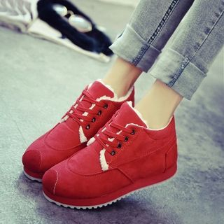 Amy Shoes Fleece-lined Sneakers