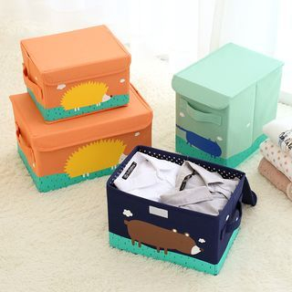 Lazy Corner Animal Print Storage Box