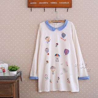 YR Fashion Long-Sleeve Print T-Shirt