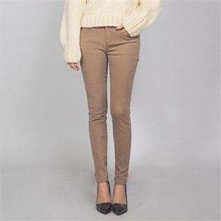 ERANZI Fleece-Lined Skinny Pants