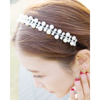 Miss21 Korea Faux-Pearl Hair Band