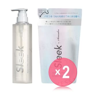 AQUA NOA - Sleek by sarasalon Balance Effect Shampoo 2pcs Bundle Set