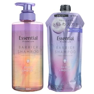 Kao - Essential Premium Barrier Glow & Moist Shampoo 450ml