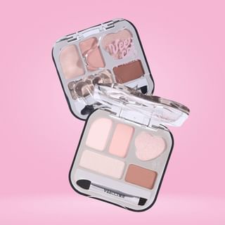 Veecci - Shiny Vibrant Aegyo-Sal & Eyeshadow Palette - 2 Types M01# Brown - 4G