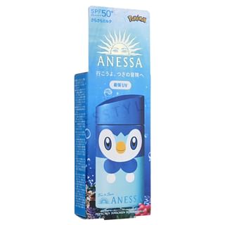 Shiseido - Pokemon Piplup Anessa Perfect Uv Sunscreen Skincare Milk Spf 50+ Pa++++ 60Ml
