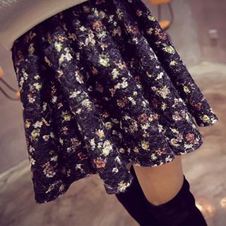 Champi Floral A-Line Skirt