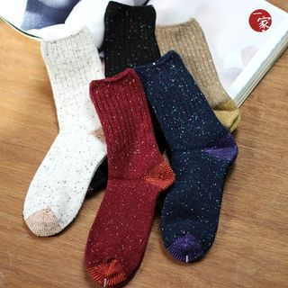 Socka Melange Dotted Socks