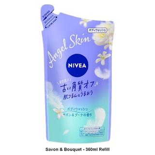 Nivea Japan - Angel Skin Body Wash Savon & Bouquet - 360Ml Refill