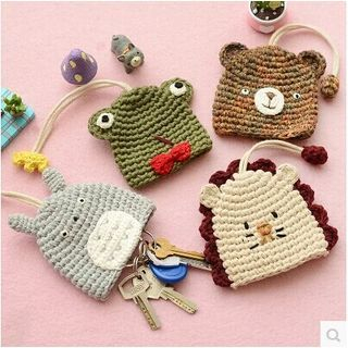 Class 302 Knitted Animal Key Holder