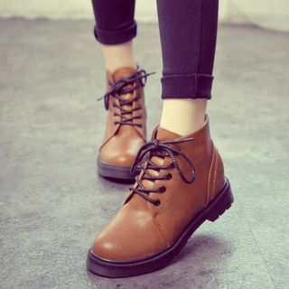 SouthBay Shoes Lace-Up Ankle Boots