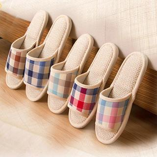 Home Simply Plaid Slippers