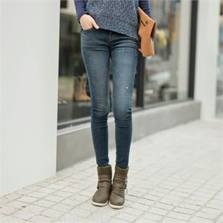 Styleberry Brushed Fleece Skinny Jeans