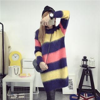 Qimi Striped Sweater Dress