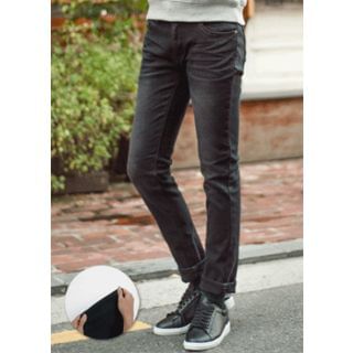 GERIO Washed Slim-Fit Pants