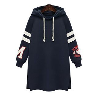 Quintess Hooded Print Sweatshirt