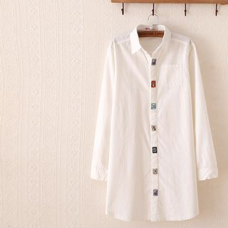 P.E.I. Girl Embroidered Long Shirt