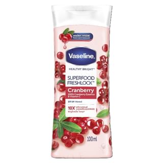 Vaseline - Healthy Bright Superfood Freshlock 100% Cranberry Essence & Vitamin C Body Lotion 100Ml 100Ml