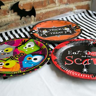 Rototo Deco Set of 10 : Halloween Party Plates