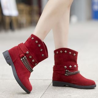 SouthBay Shoes Studded Short Boots