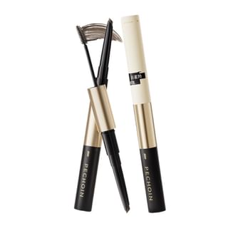 PECHOIN - Blade & Mist Dual-Ended Eyebrow Pencil - 3 Colors #03 Rose Brown - 260mg + 3g