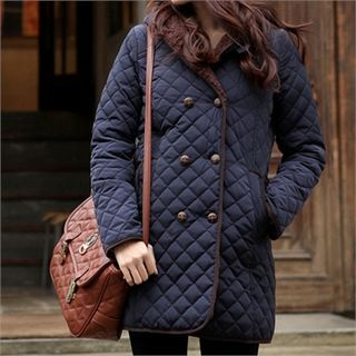 Styleberry Fleece-Lined Quilted Jacket