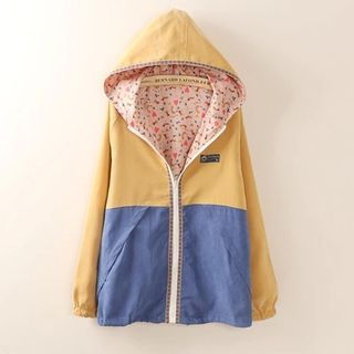 Tangi Color-Block Reversible Hood Jacket