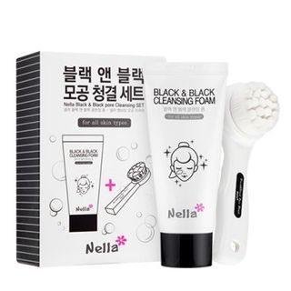 Nella - Black & Black Pore Cleansing Set 2 pcs