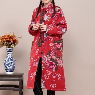 HanyuCODE Fleece-lined Linen-blend Jacket
