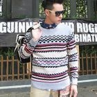 Chevron Stripe Knit Top