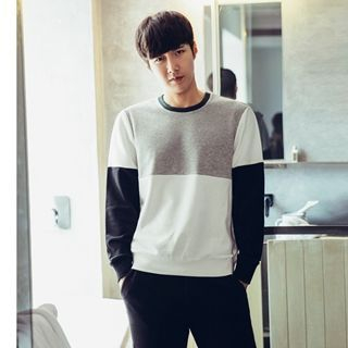 MEING Contrast-Color Pullover