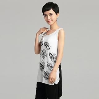 OnceFeel Patterned Tank Top