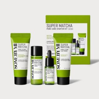 Some By Mi - Super Matcha Pore Care Starter Kit 2025 Version - 4 Pcs