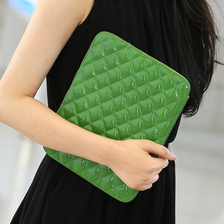 yeswalker Quilted Ipad Case Green - One Size