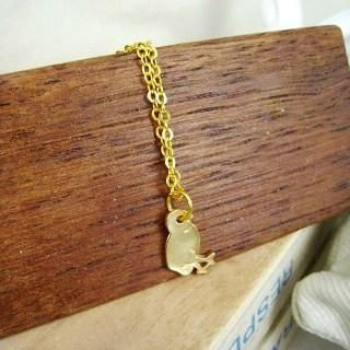 MyLittleThing Gold Little Chick Short Necklace Gold - One Size